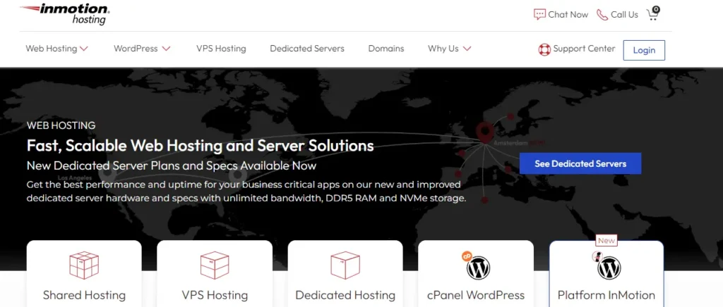 InMotion WordPress Hosting Providers