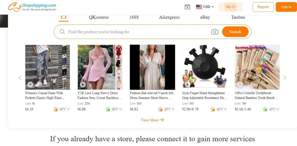 CJDropshipping Dropshipping Suppliers in the USA