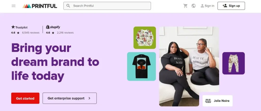 Printful Dropshipping Suppliers in the USA