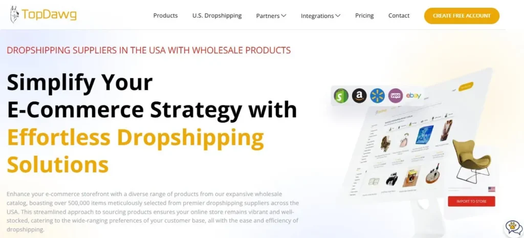 TopDawg Dropshipping Suppliers in the USA