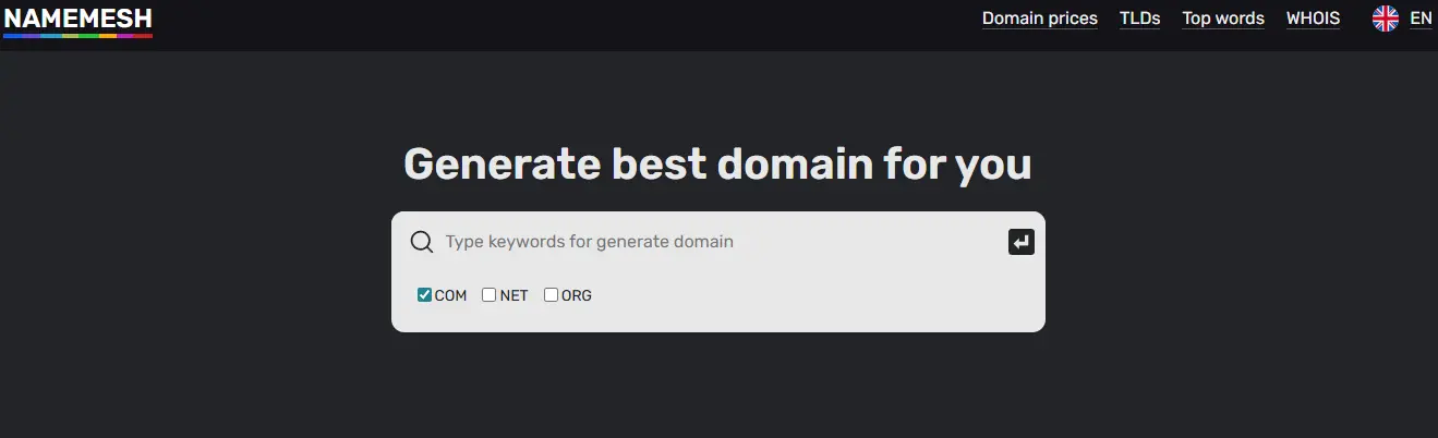 NameMesh Sportswear Brand Name Ideas