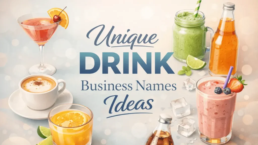 850+ Unique Drink Business Names Ideas to Stand Out