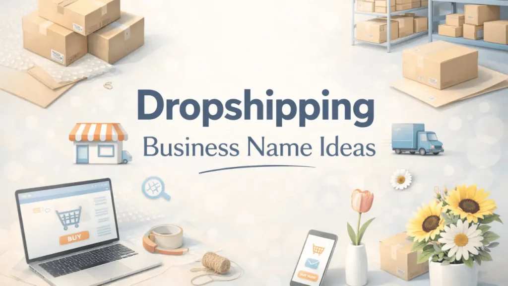 575 + Winning Dropshipping Business Name Ideas for Online Store