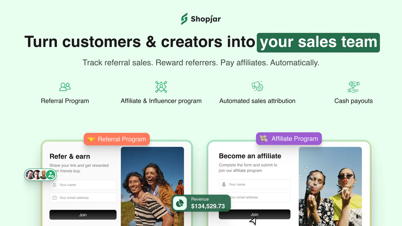 Referral Program – Shopjar