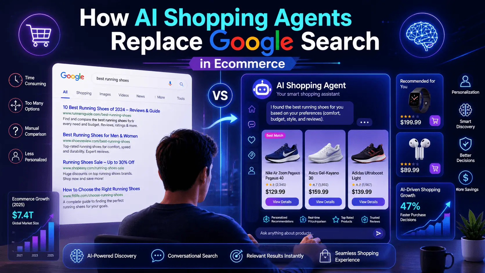 How AI Shopping Agents Replace Google Search in Ecommerce
