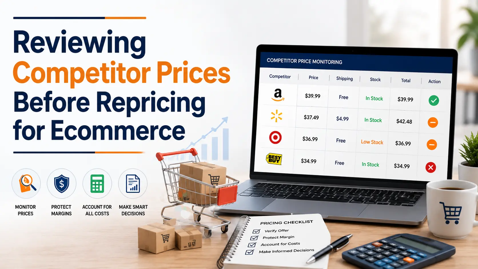 Reviewing Competitor Prices Before Repricing for Ecommerce